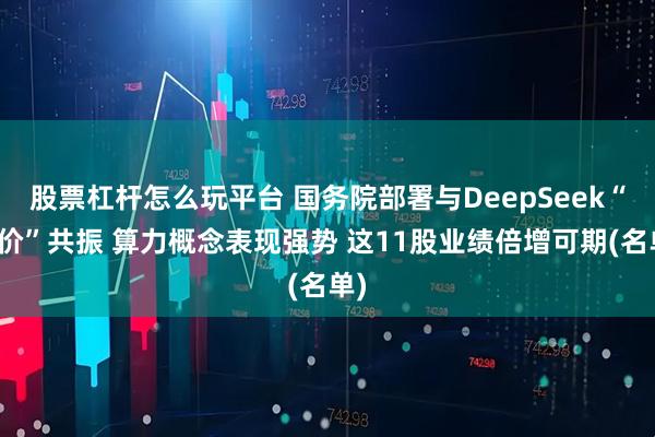 股票杠杆怎么玩平台 国务院部署与DeepSeek“涨价”共振 算力概念表现强势 这11股业绩倍增可期(名单)